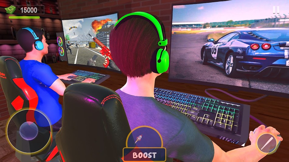 #6. Internet Gaming Cafe Sim 2 (Android) By: Atlas Labz