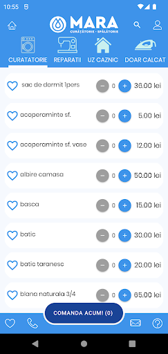 Android application MARA Curatatorie Spalatorie screenshort