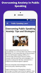 Public Speaking Learn Capture d'écran