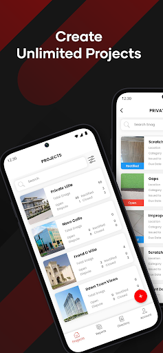 Android application Snag Sight screenshort