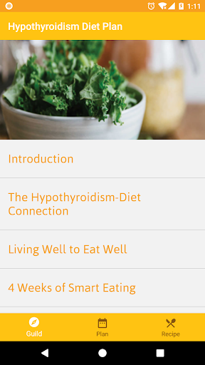 Hypothyroidism Diet Plan Screen 2