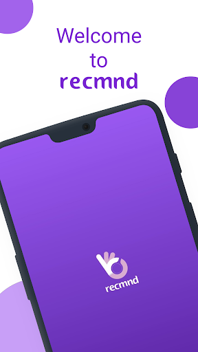 Android application recmnd screenshort