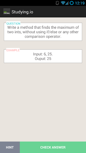 Android application Studying.io screenshort