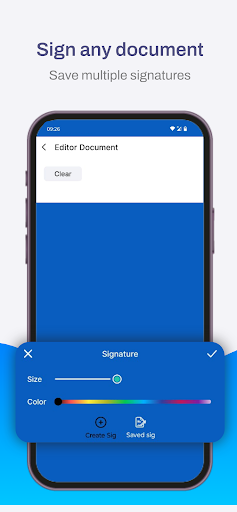 Android application Pen to Type screenshort