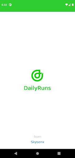 Android application DailyRuns screenshort