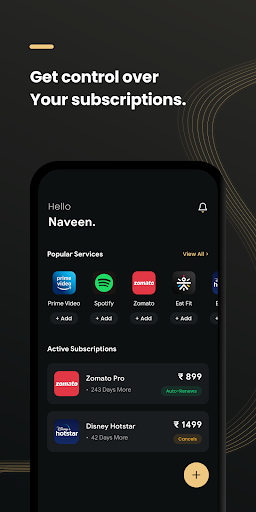 TracePe - Bill Manager Screen 2