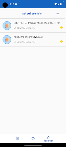Quét mã QR Screen 2