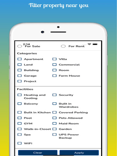 Android application Zehrii: Manage your Property screenshort