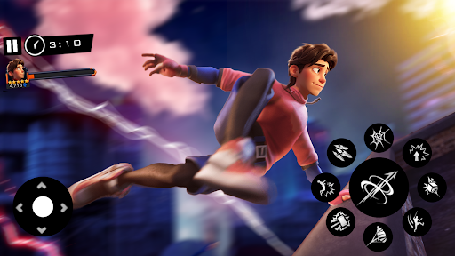 Android application Spider Boy : Rope Hero Games screenshort