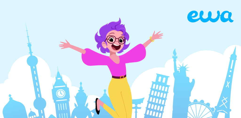 Banner Image EWA: Learn English & Spanish Mod APK