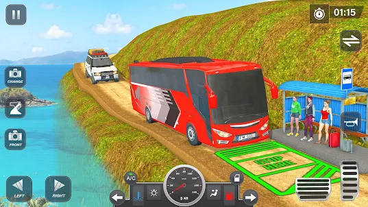 4x4 Off-Road Bus Driving Game