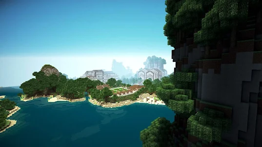 Minecraft PE の島の改造