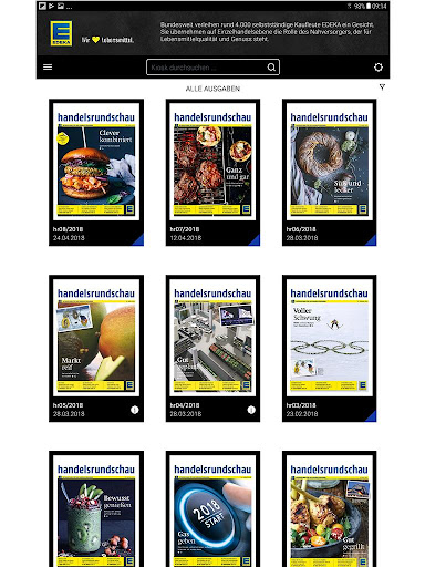 EDEKA handelsrundschau Screen 2