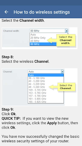 Android application Linksys Wi-Fi Router Guide screenshort