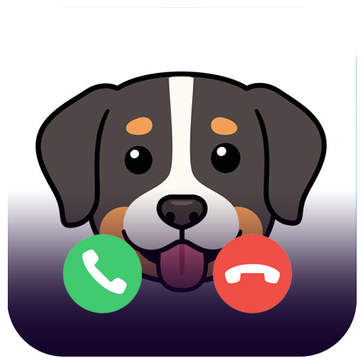 fake call from puppy logo