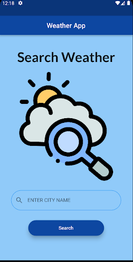 Android application Search Weather by Pranjal Piya screenshort
