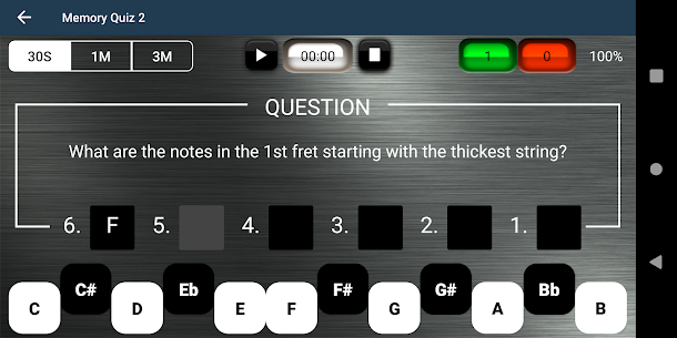 Guitar Fretboard Note Trainer by Justin Guitar New Apk 4