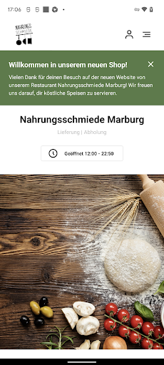 Android application Nahrungsschmiede Marburg screenshort