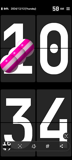 Simple Large Clock screenshot 1