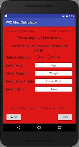 V02 Calculator Screen 2