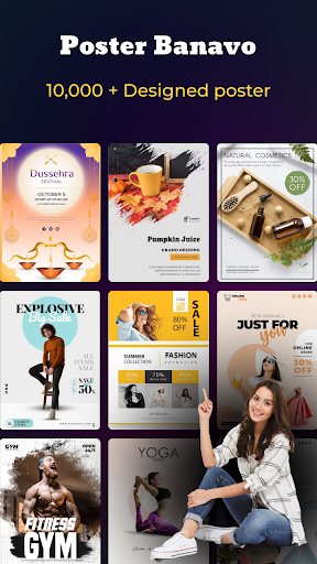 Android application Poster Maker screenshort