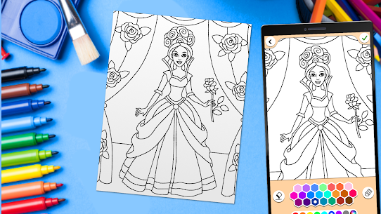Coloring for girls and women v17.1.2 Mod Apk (Premium/Unlocked) Free For Android 5