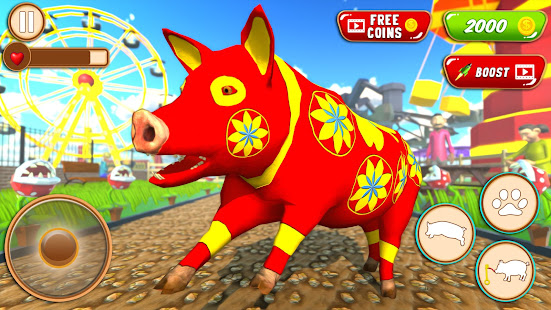 Virtual Pig Simulator Games 1.0 APK + Mod (Unlimited money) untuk android