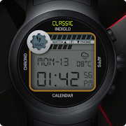 Retro Digital Watch Face & Clock Live Wallpaper