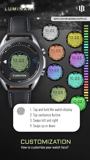 S4U Luminary - LCD watch face screenshot 5