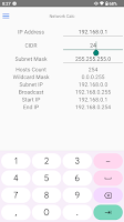 screenshot of Network IP  Calculator