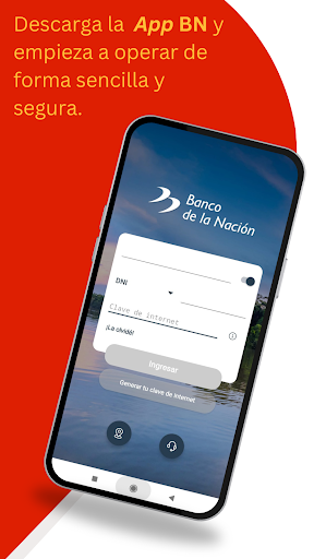 Android application Banco de la Nación screenshort