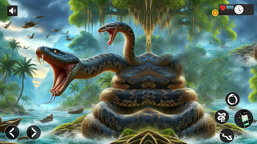 Angry Anaconda vs wild Snakes Screen 2