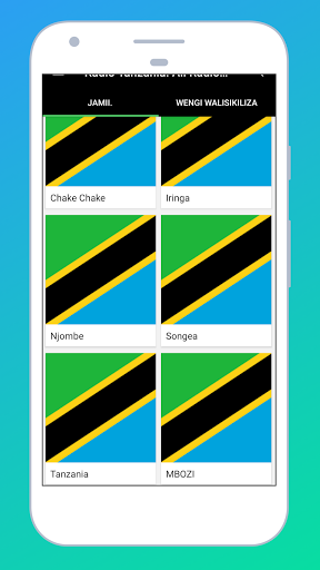 Android application Radio Tanzania + Radio Online screenshort