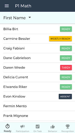 Android application E4Effort screenshort