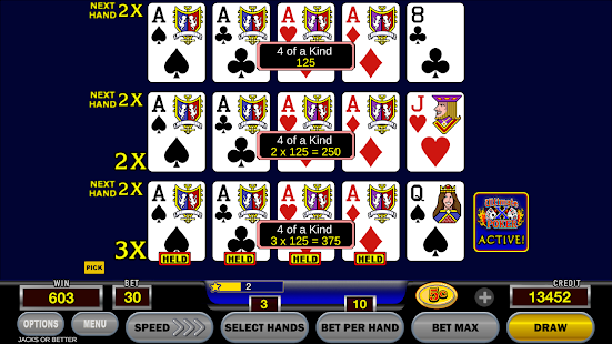 Ultimate X Pokeru2122 Video Poker 1.5.0 APK screenshots 5