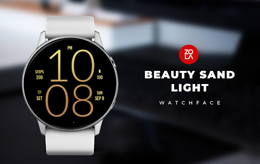 Android application Beauty Sand Light Watch Face screenshort