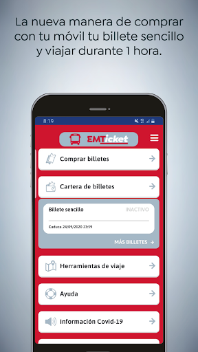 Vista previa de la aplicación