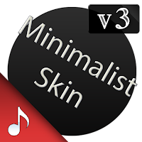 Poweramp v3 skin minimalist dark
