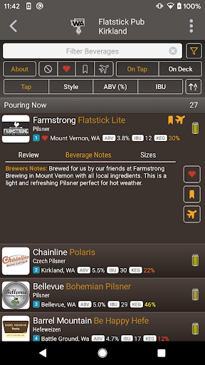DigitalPour: Pocket Beer Menu Screenshot 3 - AppWisp.com