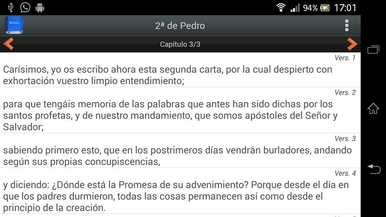 Android application Biblia Reina Valera PRO screenshort