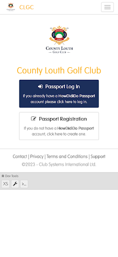 Android application County Louth Golf Club screenshort