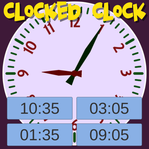 Clocked Clock - Learning clock  Icon
