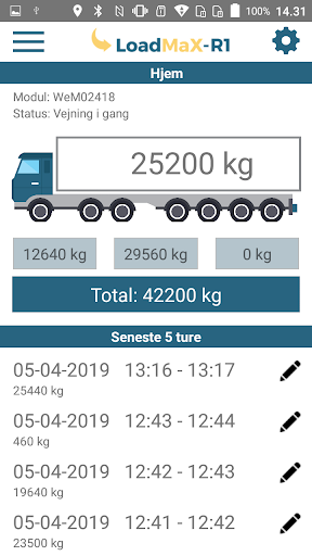 Android application LoadMaX screenshort