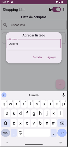 Android application Swift Shop screenshort
