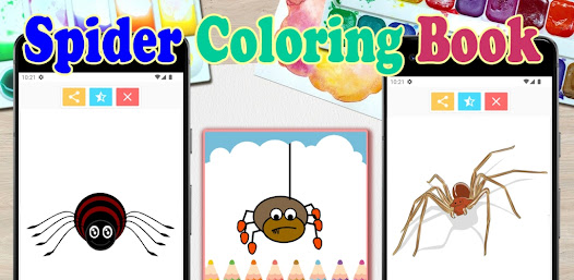 Spider Coloring Book 1.1.5 APK + Mod (Unlimited money) untuk android