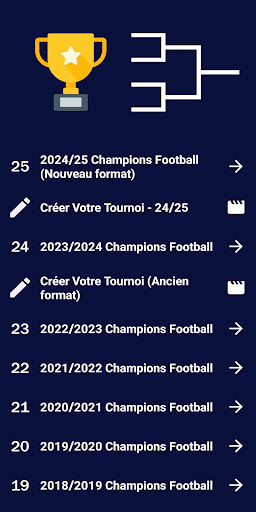 Aperçu de l'application