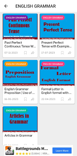 Education Portal Learning App