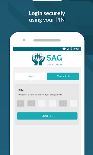 Android application SAG Credit Union screenshort