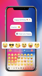 Phone X Emoji Keyboard Screenshot