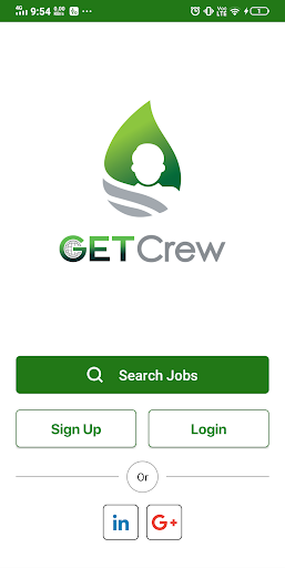 Android application GET CREW - Oil and Gas jobs screenshort